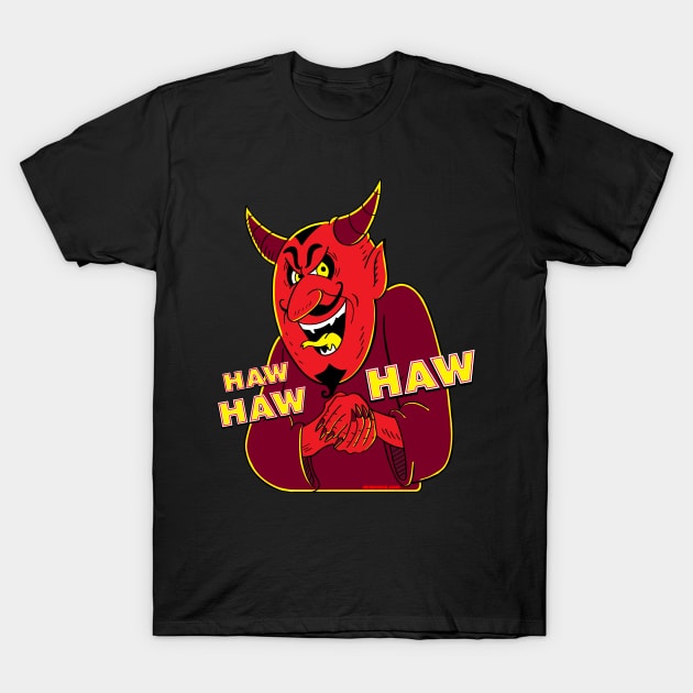 Laughin' Devil T-Shirt by hpkomic